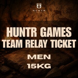 HUNTR GAMES TEAM RELAY TICKET - MEN 15kg
